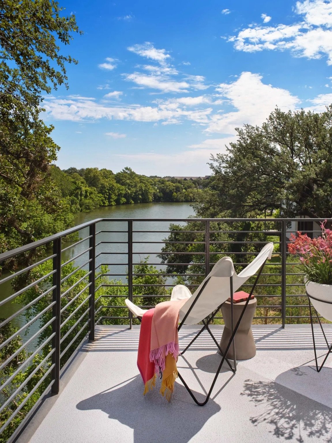 View of Brushy Creek from the patio